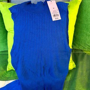 NWT - Women's Wild Fable Royal Blue Sweater Tank - Size Medium